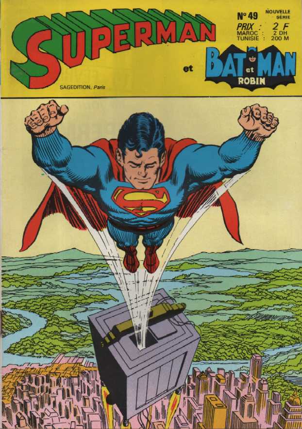 Scan de la Couverture Superman Batman Robin n 49
